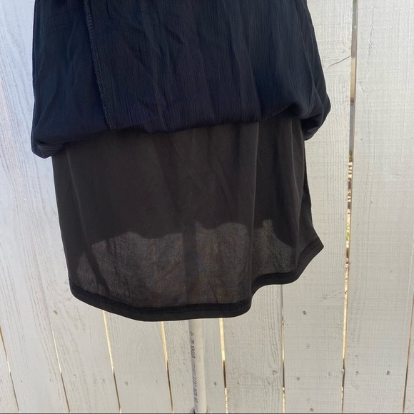 Lapis Black Maxi V neckline Size Medium - Picture 8 of 9